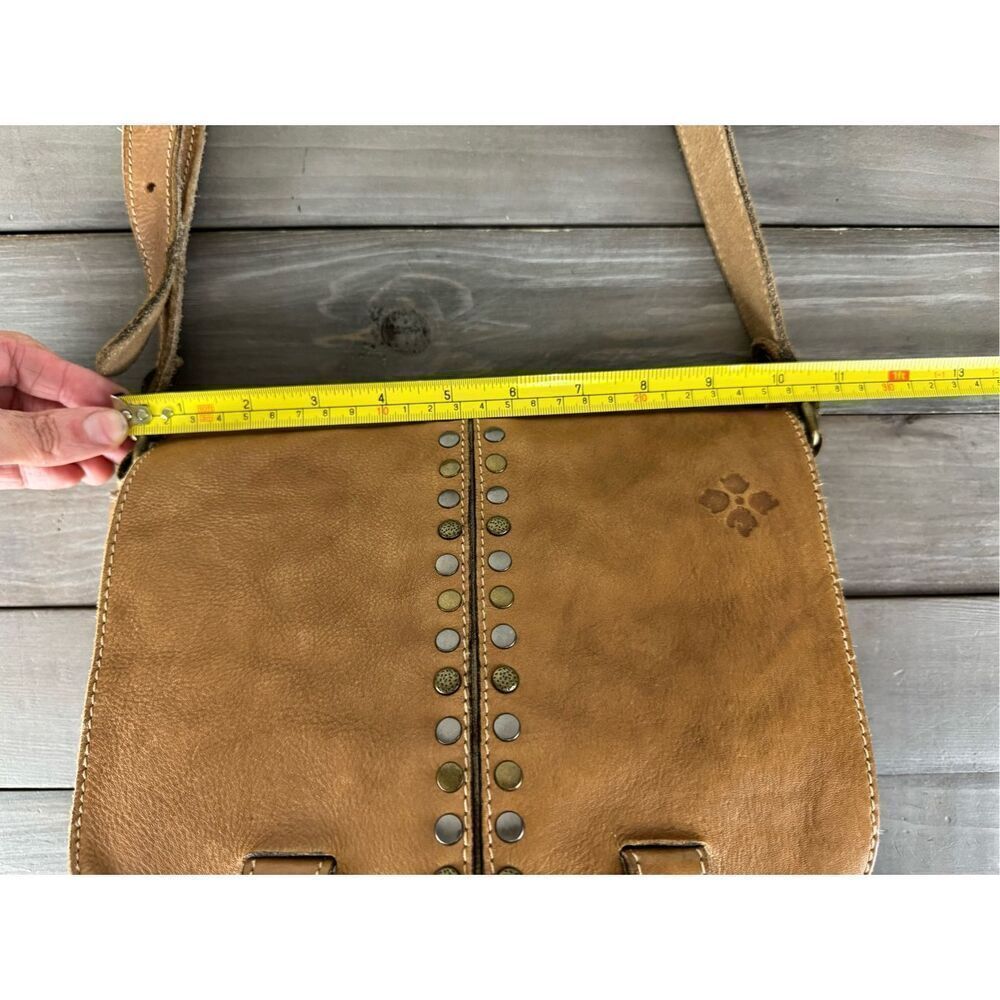 Patricia Nash Armeno 100% Italian Leather Washed Vintage Collection Messenger - Picture 10 of 11